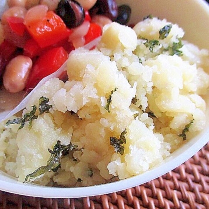 レンジで簡単!じゃがいもの海苔和え